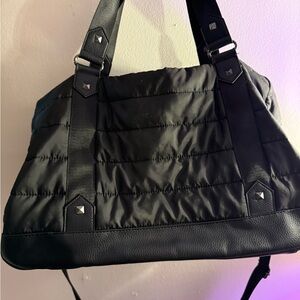 Black Puffer Weekend Bag